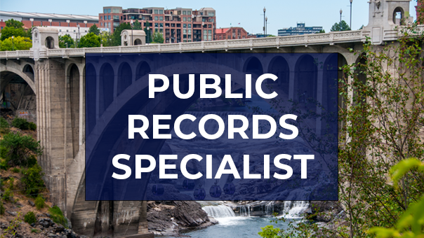 Spokane Police Department Careers-Public Records Specialist